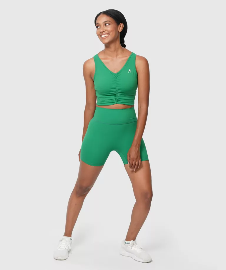 Women Sculpt Fit Mini Short Green Image 6