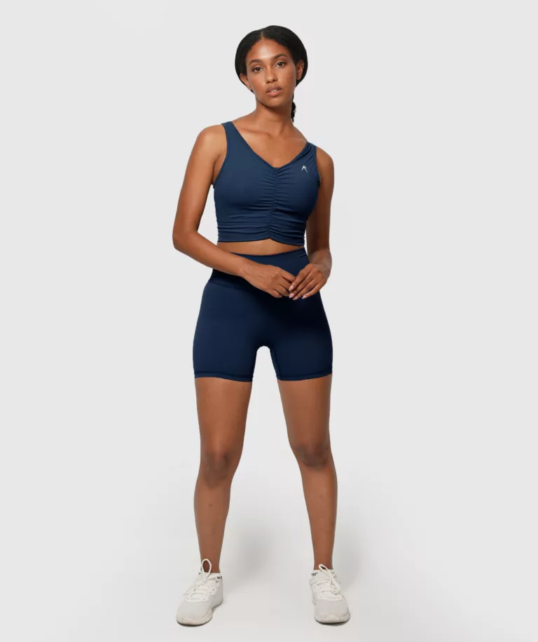 Women Sculpt Fit Mini Short Navy-Blue Image 6