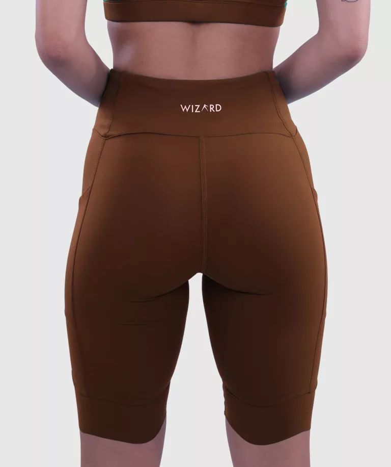 Women Performance Biker Short Brown thumbnail 3