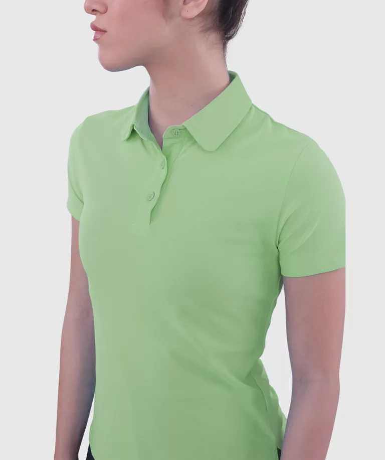 Women PadelPro Polo Green thumbnail 4