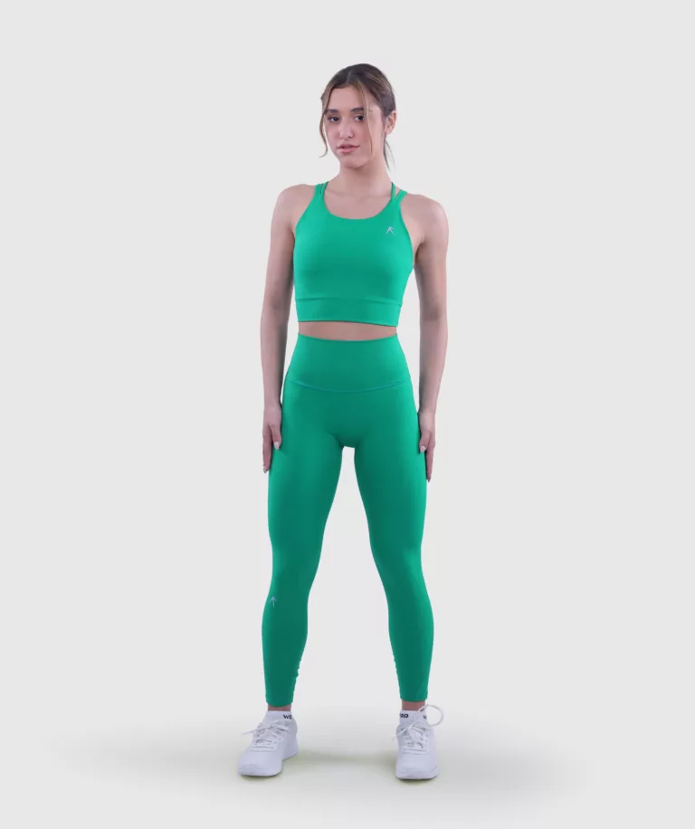 Women Performance High-Waist Legging Green Image 6