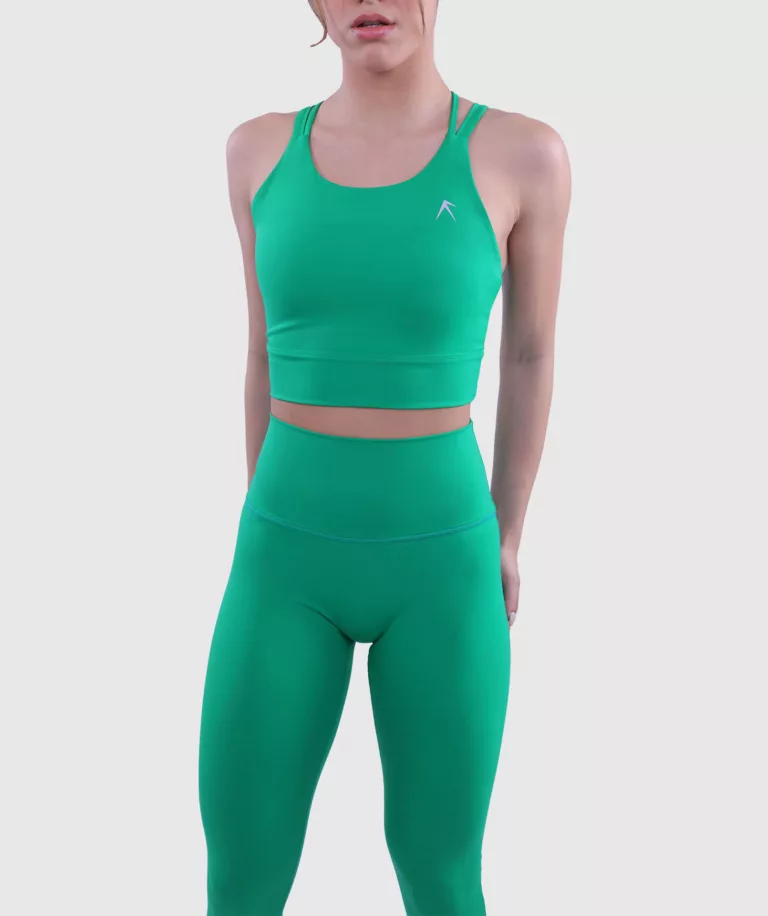 Women Performance High-Waist Legging Green thumbnail 3