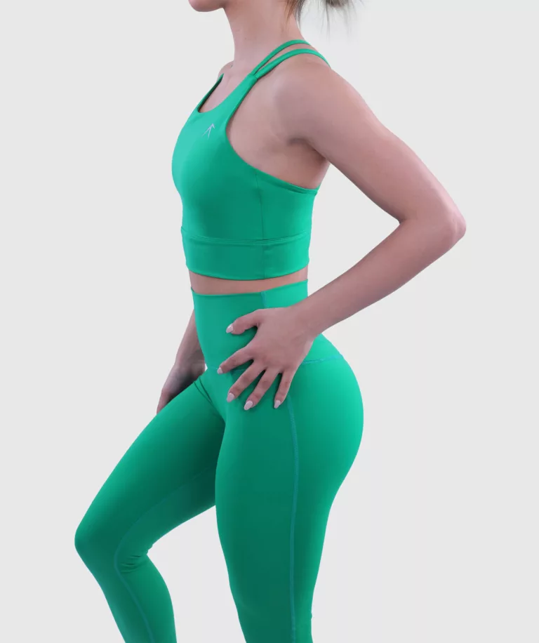 Women Performance High-Waist Legging Green Image 5