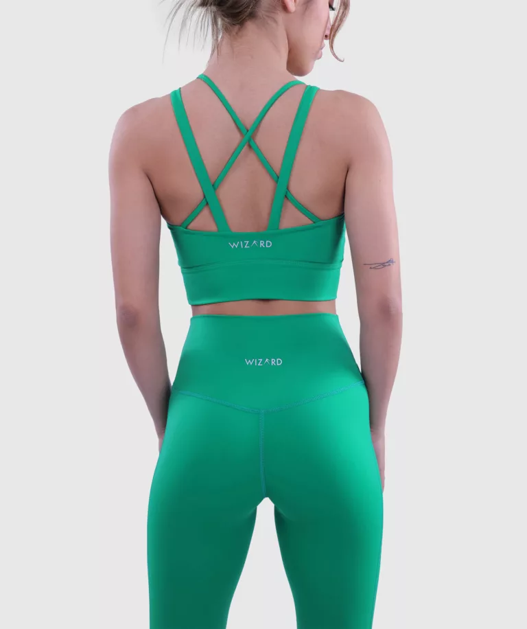 Women Performance High-Waist Legging Green thumbnail 4