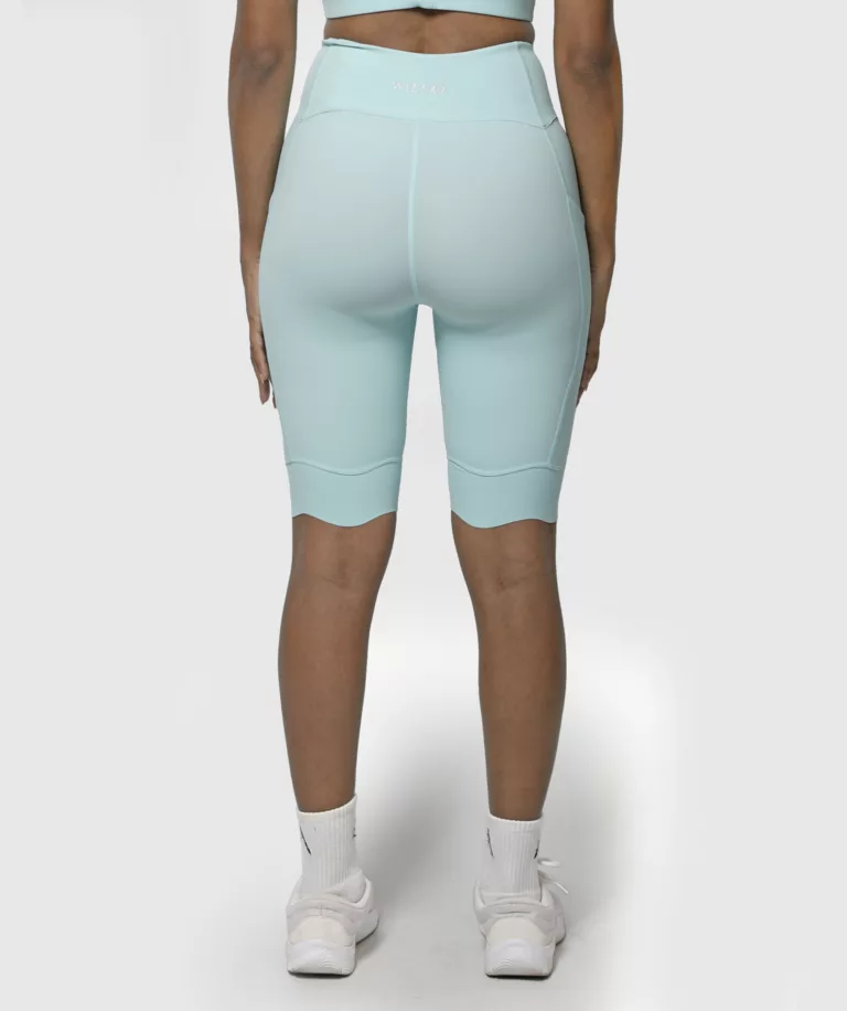 Women Performance Biker Short Light-Green Image 2