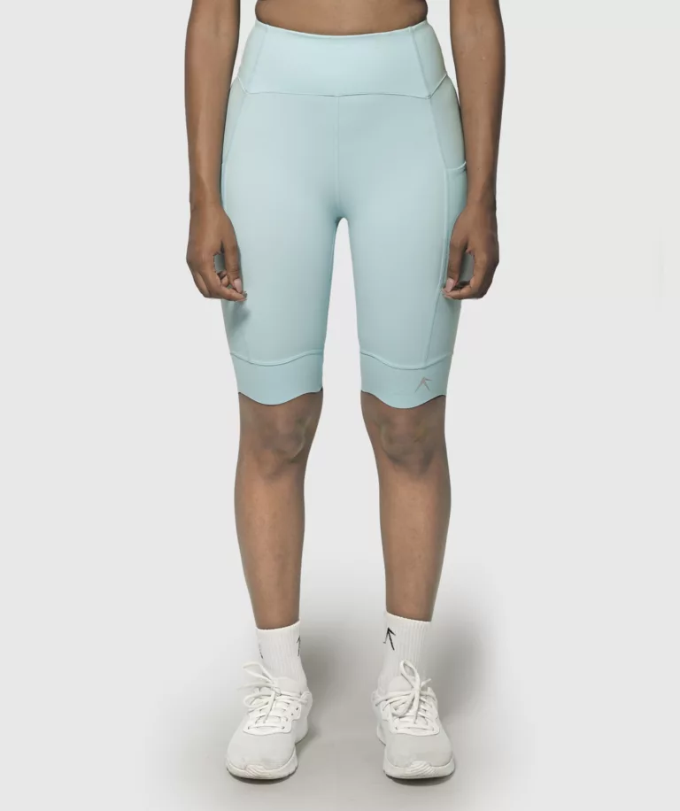 Women Performance Biker Short Light-Green Main Image