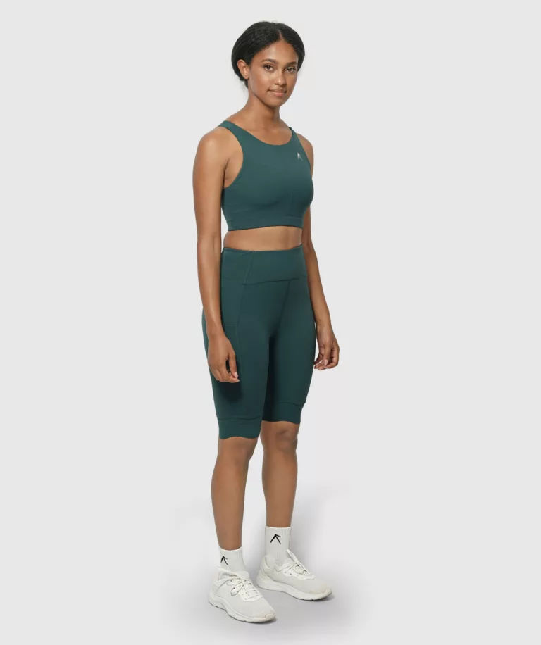 Women Performance Biker Short Dark-Green thumbnail 3