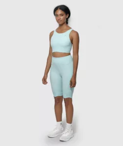 Women Performance Biker Short Light-Green thumbnail 4