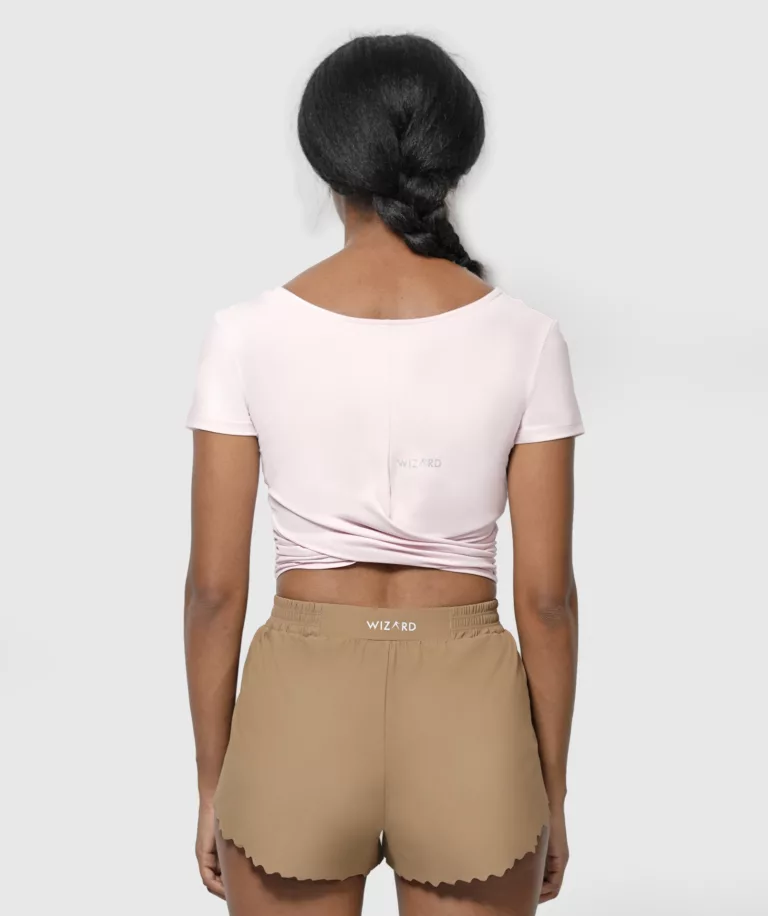 Women ProLite Ruched Crop Top image 2