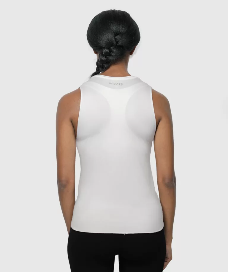 Women SmoothLite Curvy Tank White Image 2