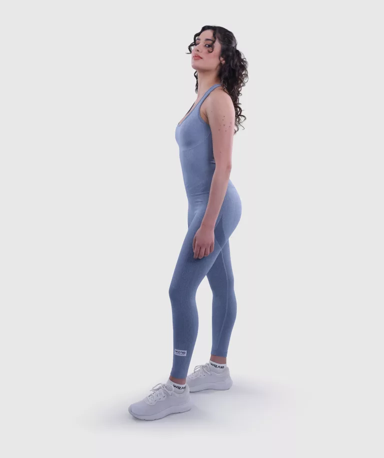 Women Ace X-Back Jumpsuit Blue-Marl thumbnail 3