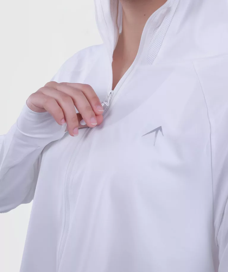 Women WizardLite Jacket With Hoodie White thumbnail 3