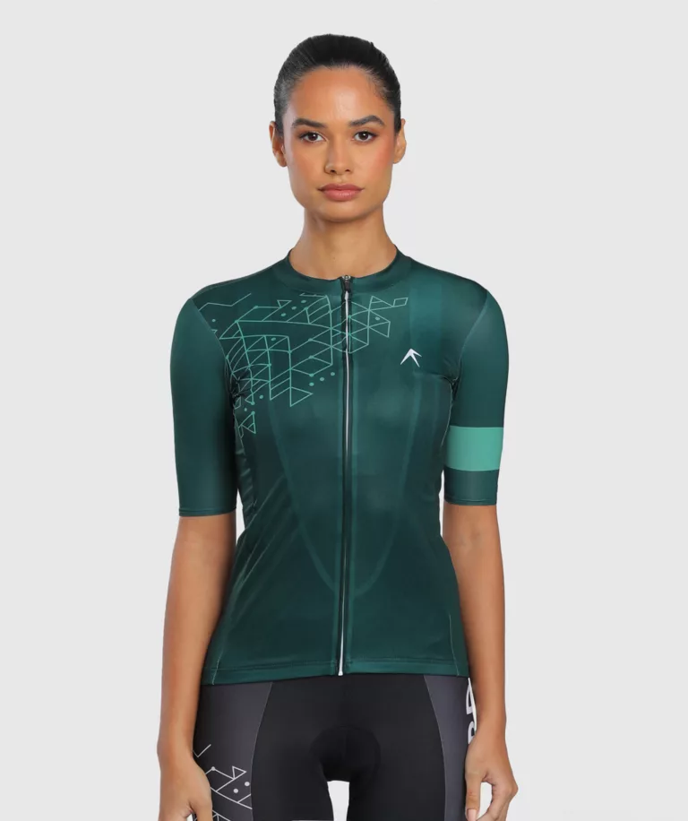 Women AeroLite Jersey Green Image 1