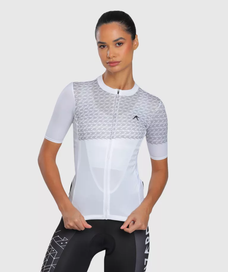 Women AeroLite Jersey White Image 6