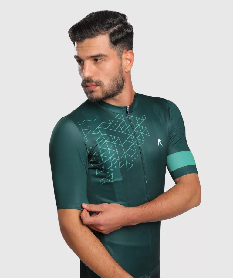 Men AeroLite Jersey Green Image 6