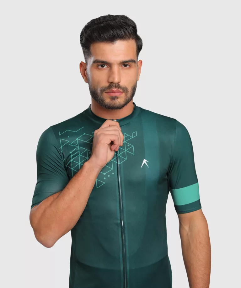 Men AeroLite Jersey Green Image 7