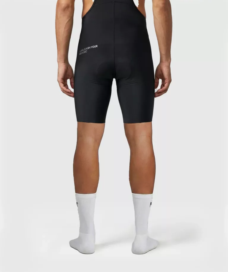 Men Streamline Bib Short Black Image 2