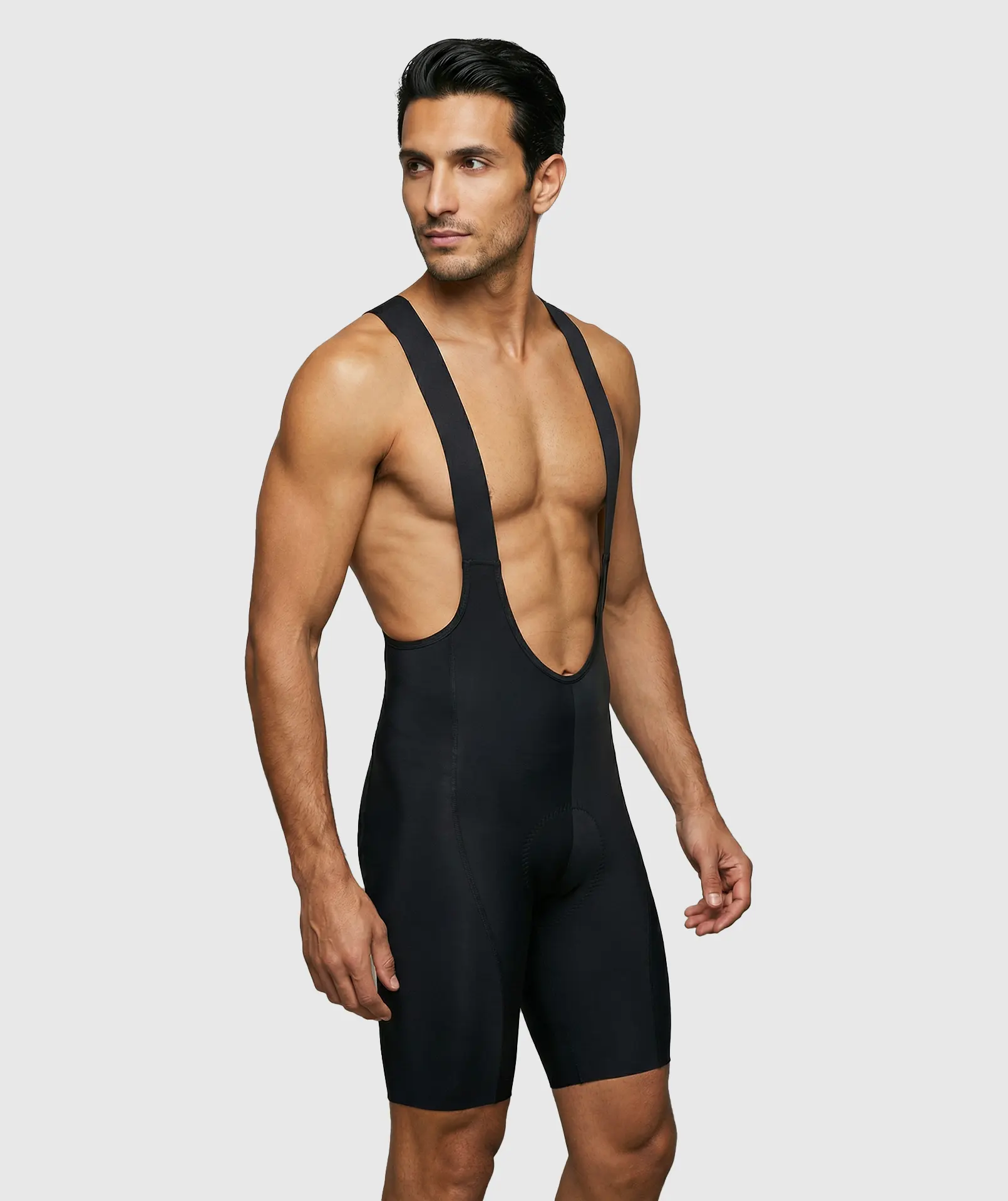Men Streamline Bib Short Black thumbnail 3