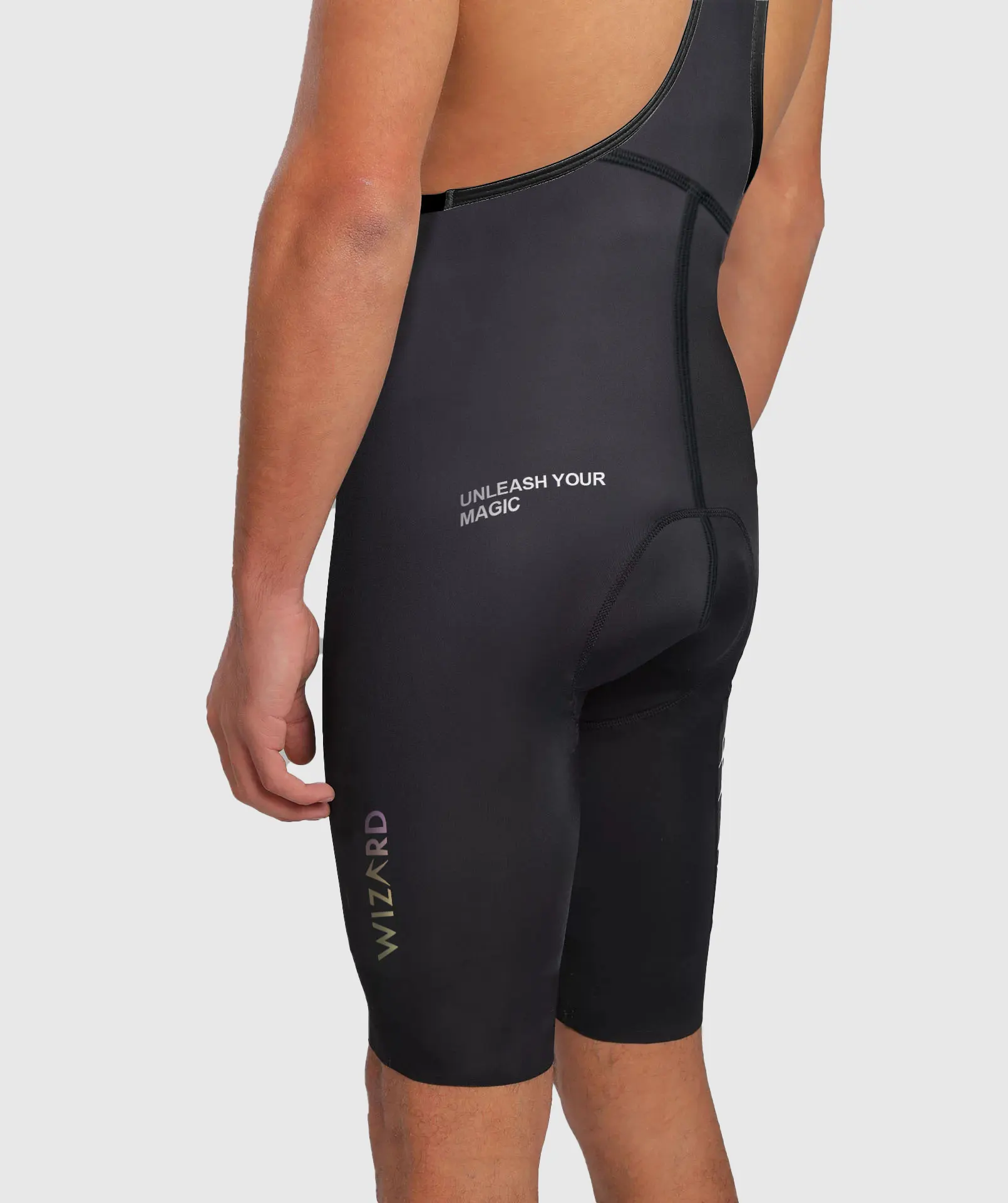 Men Streamline Bib Short Black Image 5