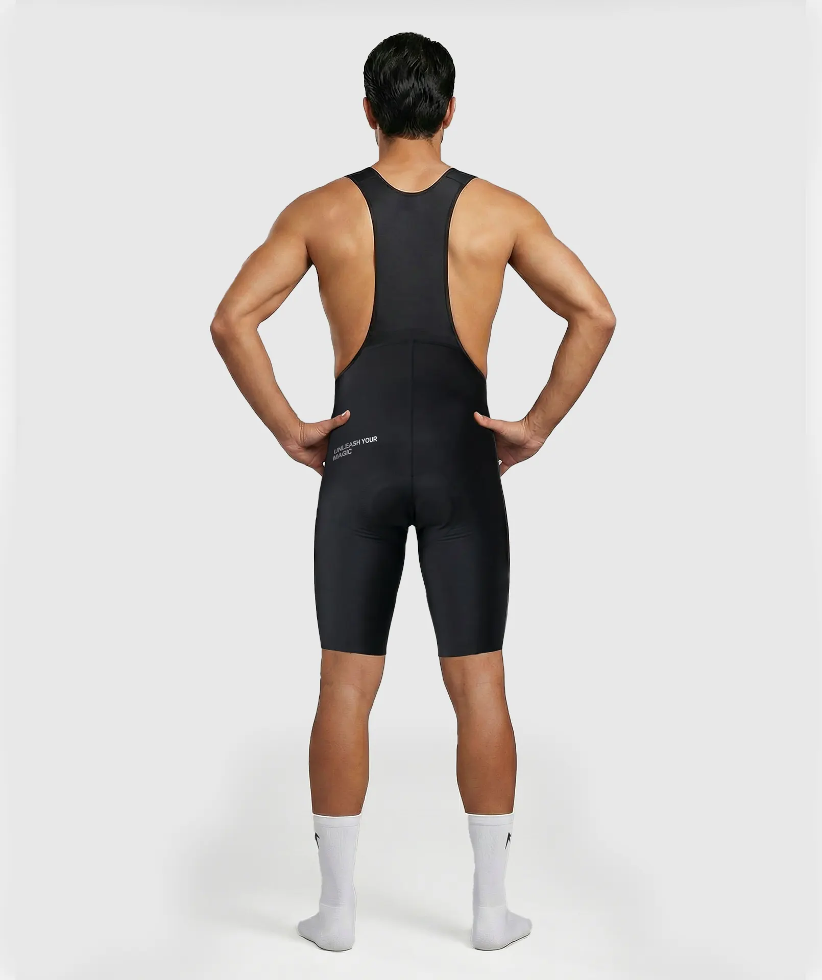 Men Streamline Bib Short Black Image 6